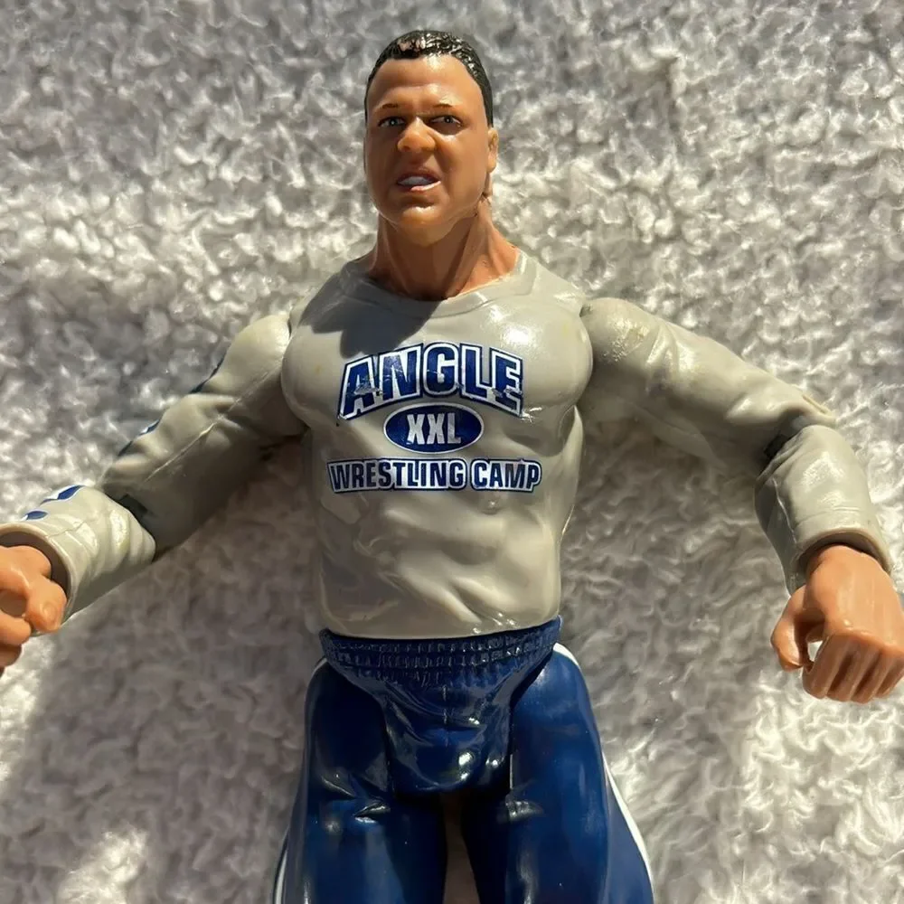 Wrestling‎ Figure WWE Kurt Angle Jakks 2000 WWF Titan Tron Tracksuit It's True